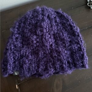 Eddie Bauer Deep Purple Knit Hat.